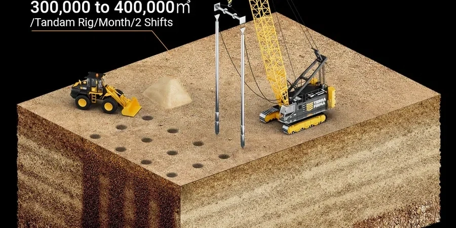 Vibrocompaction Design in Maple Ridge: Density Through Deep Vibration